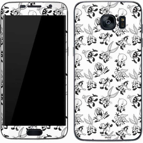 Looney Tunes Big Head Pattern Galaxy S7 Skin
