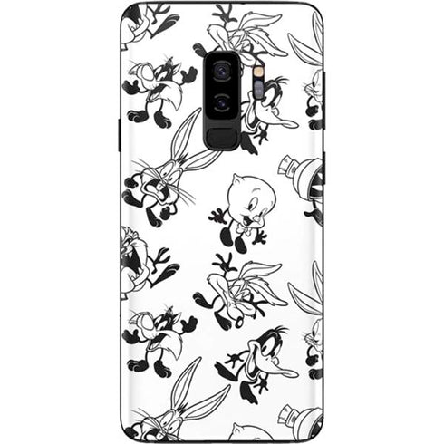 Looney Tunes Big Head Pattern Galaxy S9 Plus Skin