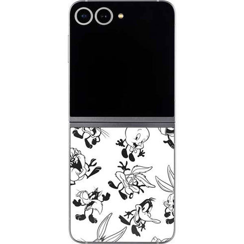 Looney Tunes Big Head Pattern Galaxy Z Flip6 Skin