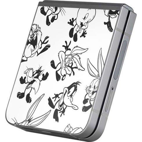 Looney Tunes Big Head Pattern Galaxy Z Flip6 Skin