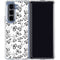 Looney Tunes Big Head Pattern Galaxy Z Fold5 5G Clear Case