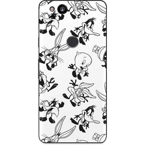Looney Tunes Big Head Pattern Google Pixel 2 Skin