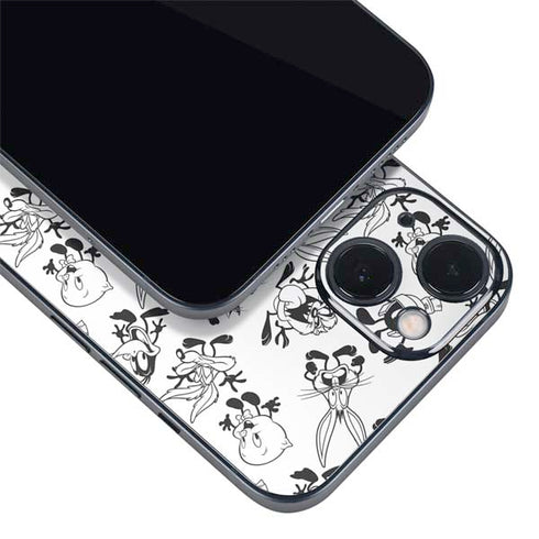 Looney Tunes Big Head Pattern iPhone 15 Skin