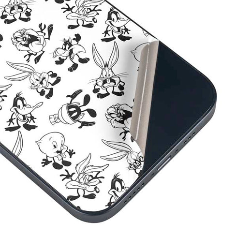 Looney Tunes Big Head Pattern iPhone 15 Skin