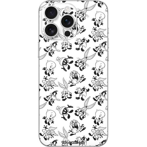 Looney Tunes Big Head Pattern iPhone 16 Pro Max Skin