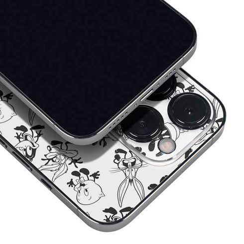 Looney Tunes Big Head Pattern iPhone 16 Pro Skin