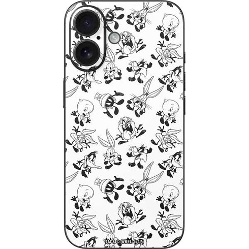 Looney Tunes Big Head Pattern iPhone 16 Skin