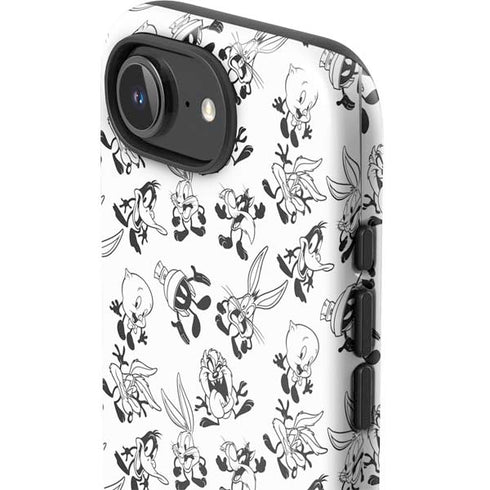 Looney Tunes Big Head Pattern iPhone 16e Impact Case