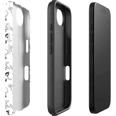 Looney Tunes Big Head Pattern iPhone 16e Impact Case