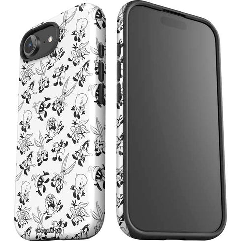 Looney Tunes Big Head Pattern iPhone 16e Impact Case