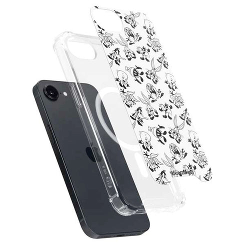Looney Tunes Big Head Pattern iPhone 16e MagSafe Case