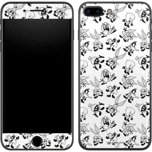 Looney Tunes Big Head Pattern iPhone 8 Plus Skin