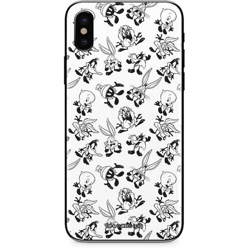 Looney Tunes Big Head Pattern iPhone XS Max Skin
