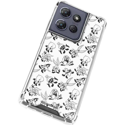 Looney Tunes Big Head Pattern Moto G Stylus 5G (2025) Clear Case