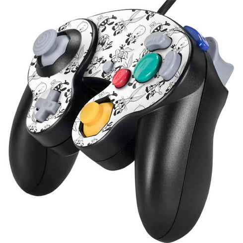 Looney Tunes Big Head Pattern Nintendo GameCube Controller Skin