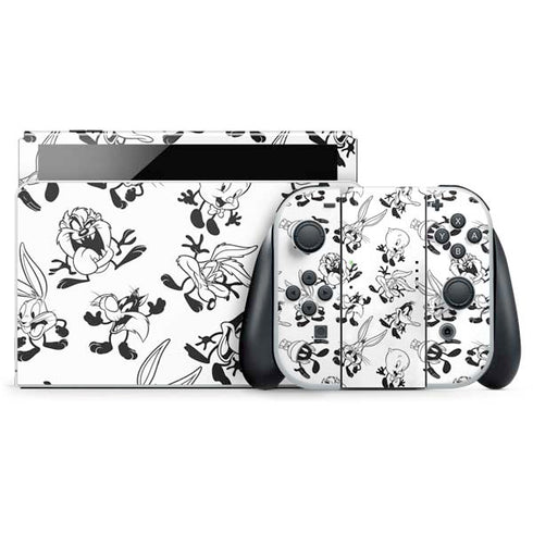 Looney Tunes Big Head Pattern Nintendo Skins