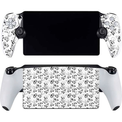 Looney Tunes Big Head Pattern PlayStation Portal Remote Player Skin