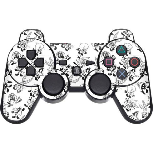 Looney Tunes Big Head Pattern PS3 Dual Shock wireless controller Skin
