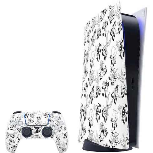 Looney Tunes Big Head Pattern PlayStation PS5 Skins