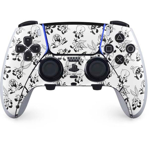 Looney Tunes Big Head Pattern PS5 DualSense Edge Pro Controller Skin