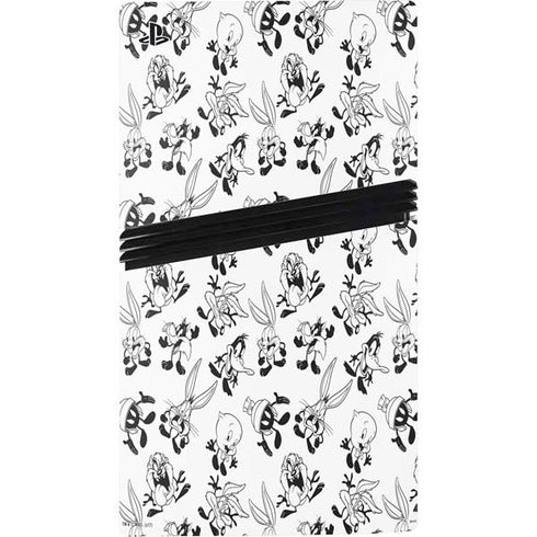 Looney Tunes Big Head Pattern PS5 Pro Console Skin