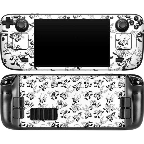 Looney Tunes Big Head Pattern Steam Deck Handheld Gaming Computer OLED Skin