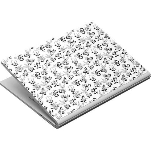 Looney Tunes Big Head Pattern Surface Book Skin