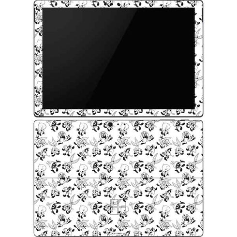 Looney Tunes Big Head Pattern Surface Pro 6 Skin