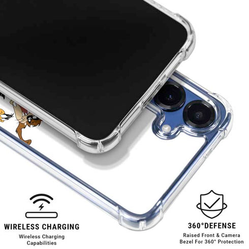 Looney Tunes Chase Galaxy S25 Clear Case