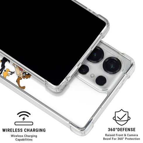 Looney Tunes Chase Galaxy S25 Ultra Clear Case