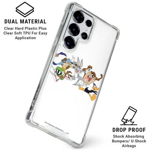 Looney Tunes Chase Galaxy S25 Ultra Clear Case