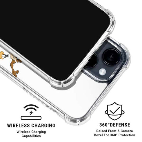 Looney Tunes Chase iPhone 15 Clear Case