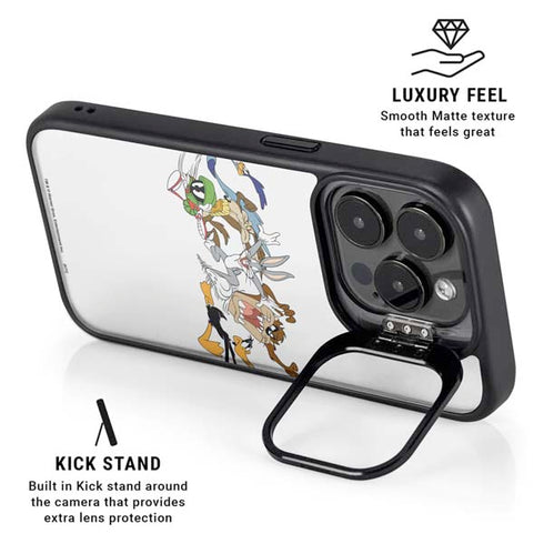 Looney Tunes Chase iPhone 15 Pro Kickstand Case