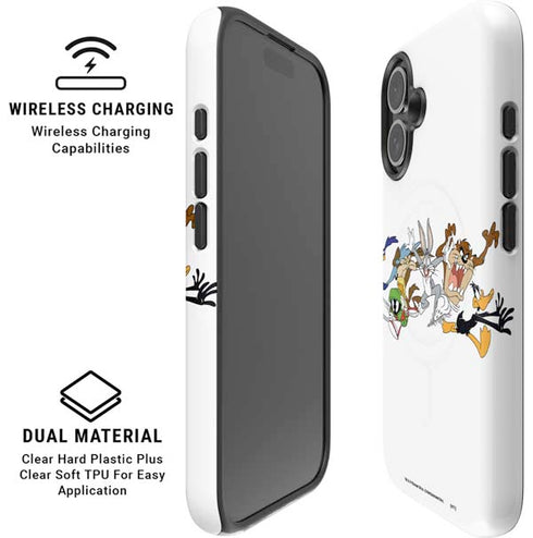 Looney Tunes Chase iPhone 16 Plus Magsafe Impact Case