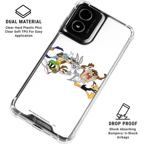 Looney Tunes Chase Moto G Power 5G (2024) Clear Case