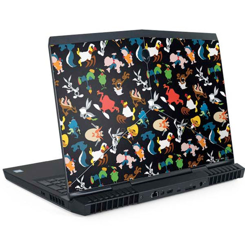 Looney Tunes Identity Pattern Dell Alienware Skin