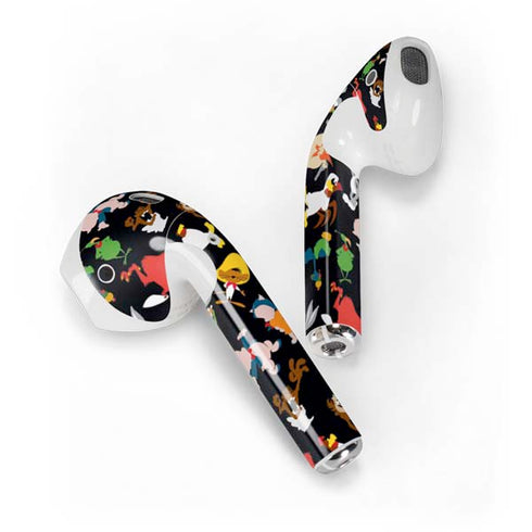 Looney Tunes Identity Pattern Apple AirPods Skin