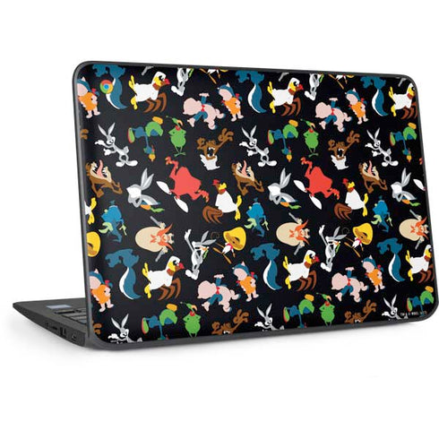 Looney Tunes Identity Pattern HP Chromebook Skin
