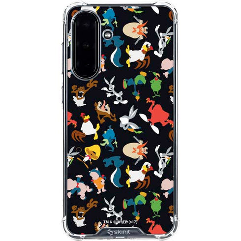 Looney Tunes Identity Pattern Galaxy A36 5G Clear Case