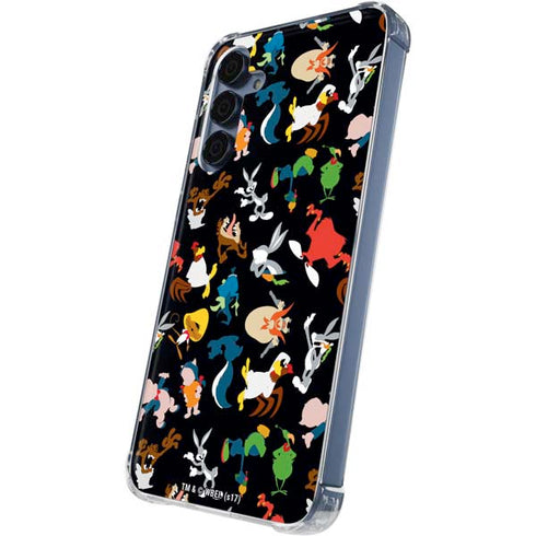 Looney Tunes Identity Pattern Galaxy A55 5G Clear Case