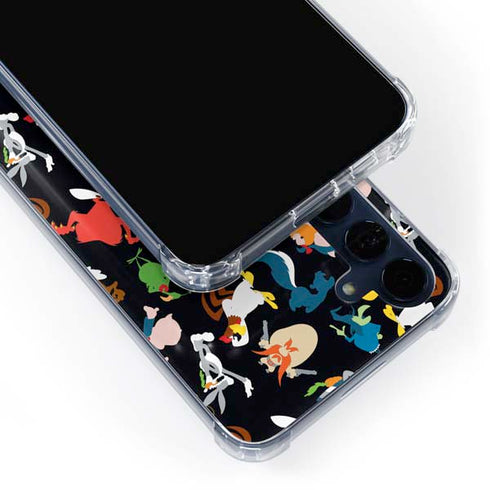 Looney Tunes Identity Pattern Galaxy A55 5G Clear Case