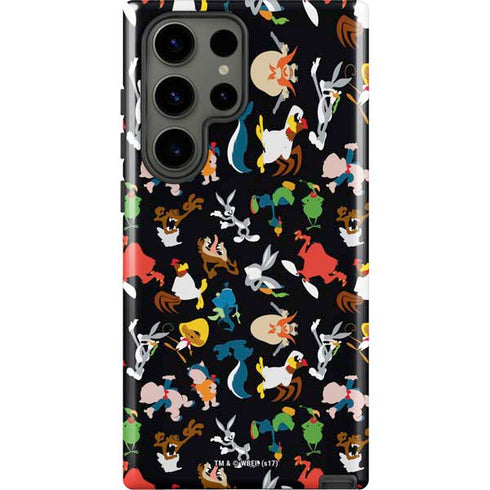 Looney Tunes Identity Pattern Galaxy S23 Ultra Pro Case