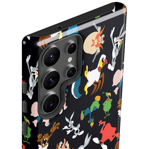 Looney Tunes Identity Pattern Galaxy S23 Ultra Pro Case