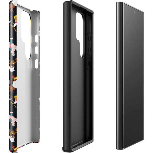 Looney Tunes Identity Pattern Galaxy S23 Ultra Pro Case
