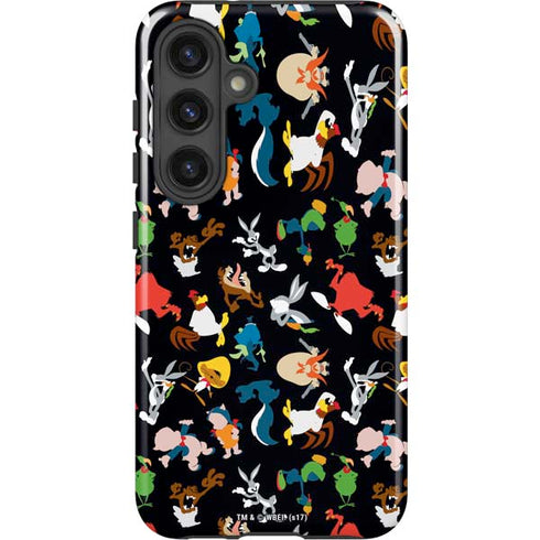 Looney Tunes Identity Pattern Galaxy S25 Plus Impact Case