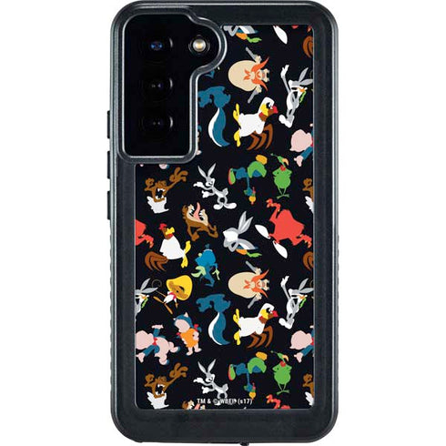 Looney Tunes Identity Pattern Galaxy S24 Plus Waterproof Case