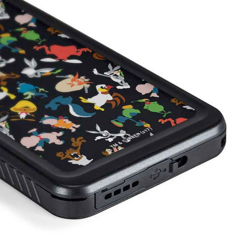 Looney Tunes Identity Pattern Galaxy S24 Plus Waterproof Case