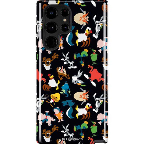 Looney Tunes Identity Pattern Galaxy Cases