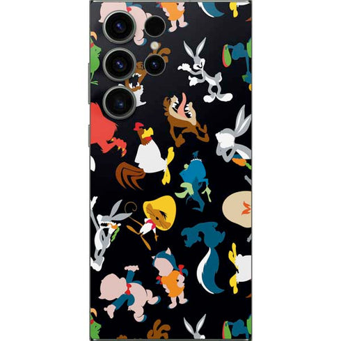 Looney Tunes Identity Pattern Galaxy S24 Ultra Skin