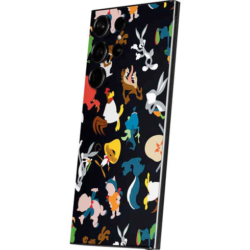 Looney Tunes Identity Pattern Galaxy S25 Ultra Skin